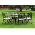 Комплект Royal Family WILHELM из литого алюминия на 6 персон (прямоугольный стол)