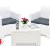 Комплект мебели Bica NEBRASKA TERRACE Set (стол, 2 кресла), белый
