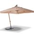 Зонт уличный 4SiS Корсика 3х3м на боковой алюминиевой опоре, цвет под дерево