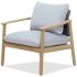 Лаунж-кресло деревянное с подушками Tagliamento Freeport