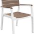Стул Keter c подлокотниками Гармония (Harmony armchair) белый-капучино