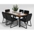 Обеденная группа Gardenini Белла 180 черная DBLL.010618.C2
