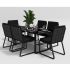 Обеденная группа Gardenini Voglie 180 черная DVGL.010618.C2