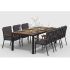 Обеденная группа Gardenini Белла 220 антрацит DBLL.010522.C5