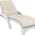 Шезлонг пластиковый с матрасом Siesta Contract GS 1009 (Fiji) 234/GS1009/1/WHITE