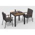 Обеденная группа Gardenini Белла 80 антрацит DBLL.010508.C5