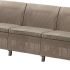Диван пластиковый Keter Корфу Макс (Corfu love seat max) капучино