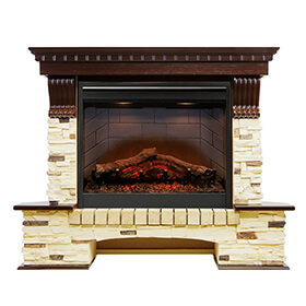 Портал Dimplex Pierre Luxe угловой/ сланец под очаги Symphony 26 фото