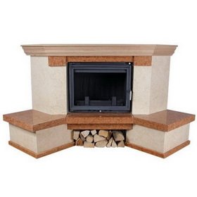 Каминная облицовка Kratki Bella угловая (Oliwia, Wiktor) фото