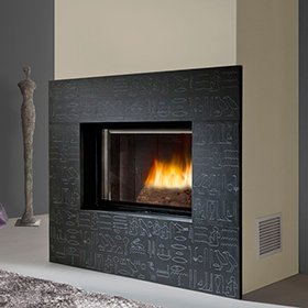 Каминная облицовка Chazelles RAMSES BLACK фото