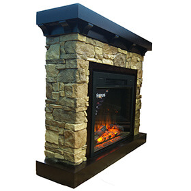 Портал InterFlame ФлэгСтоун /Flagstone/ под Panoramic 28 LED FX /Sirius 30 фото