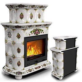 Облицовка камина КимрПечь Прованс пристенный - двухъярусный для топок 600 фото